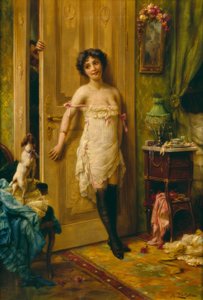 A Passionate Admirer by Hans Zatzka