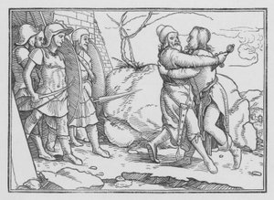 Amasa is Slain by Joab by Hans after Holbein the Younger