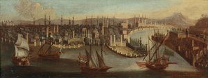 View of Constantinople by Hans de Jode