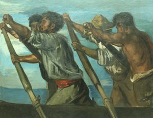The Rowers by Hans von Marées