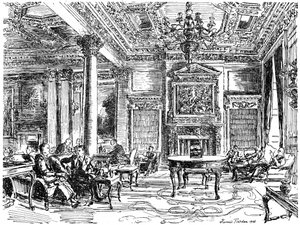 The Members Lounge, RAC Clubhouse, Pall Mall, London