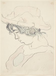 Girl with Pink Hat, the Artist