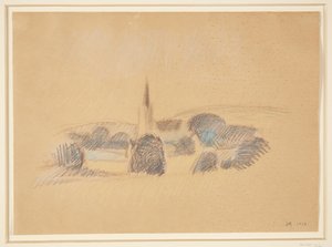 View Towards Svanninge Church by Harald Giersing