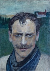 Self portrait by Harald Oscar Sohlberg
