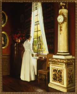 H. Slott-Møller, Morning Coffee / Painting, 1914 by Harald Slott Moller