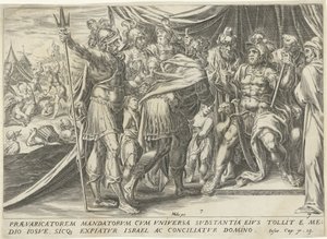 Achan before Joshua The History of Joshua (series title) by Harmen Jansz Muller