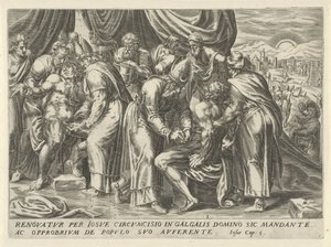 Circumcision of the Israelites (The History of Joshua) (series title) by Harmen Jansz Muller
