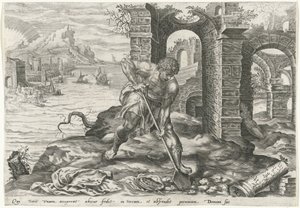 Servant Buries His Talent, Parable of the Talents (series title) by Harmen Jansz Muller