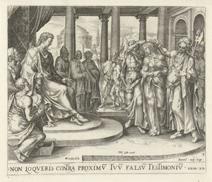 Susanna Accused by the Elders (The Ten Commandments series) by Harmen Jansz Muller