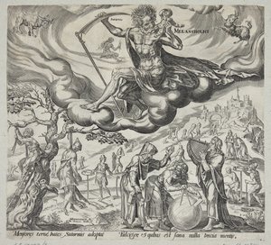 The Melancholic Temperament by Harmen Jansz. Muller