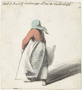 Walking Woman, from Behind