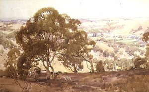 Landscape by Harold Brocklebank Herbert