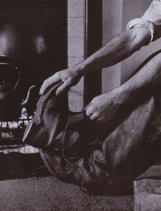 Boots off by Harold Burdekin