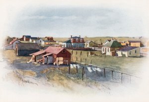 A Prairie Town, Gleichen, Alberta