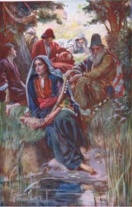 By the Rivers of Babylon (Illustration from Pictures That Teach The Crown Series, 1920)