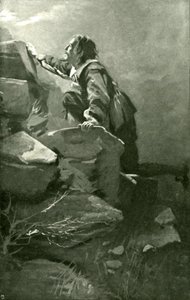 Christian climbing the hill difficulty by Harold Copping