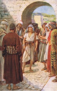 David Summoned Before Samuel (Illustration from Pictures That Teach The Crown Series, 1920) by Harold Copping