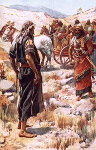 Elijah and Ahab by Harold Copping