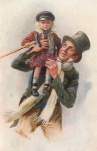 Illustration for A Christmas Carol by Charles Dickens by Harold Copping