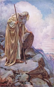 Moses of Pisgah (Illustration from Pictures That Teach The Crown Series, 1920) by Harold Copping