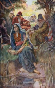 Old Testament: By the Rivers of Babylon by Harold Copping
