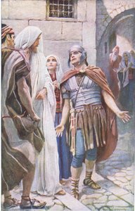 The centurion, illustration from Harold Copping Pictures: The Crown Series by Harold Copping