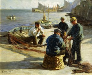 Mending the Nets, Newlyn