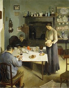 The Tea-Table by Harold Harvey