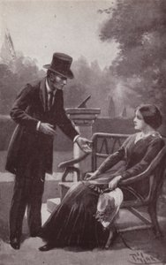Illustration for The Mystery Of Edwin Drood by Charles Dickens (lithograph) by Harold Hume Piffard