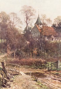 Pyrford Church, Near Woking by Harold Sutton Palmer