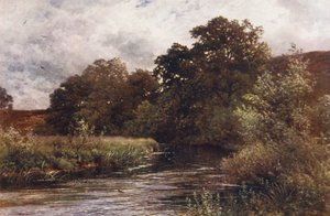 The Wey at Hankley Common, near Tilford by Harold Sutton Palmer