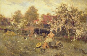 In the Orchard by Harold Waite