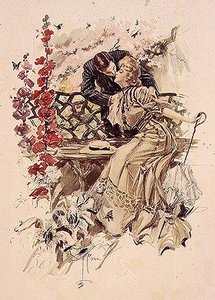 Gathering Honey by Harrison Fisher