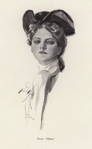 Portrait of a woman, a character from Hilma