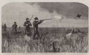 His Royal Highness the Prince of Wales Shooting on the Prairies of the Far West