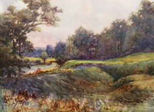 Golf Courses: Cassiobury Park, the New Eighteenth Hole by Harry (1878 1950) Rountree