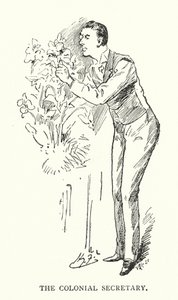 The Colonial Secretary by Harry (after) Furniss
