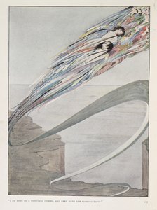 I am born of a thousand storms, and grey with the rushing rains by Harry Clarke