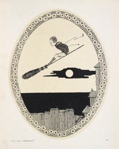 If I Had a Broomstick (Illustration for a Poem by Patrick R. Chalmers) by Harry Clarke
