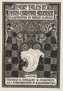 Illustrated title page with symbols and squares