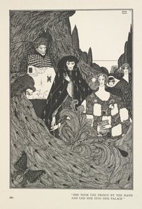 The Garden of Paradise. She Took the Prince by the Hand and Led Him into Her Palace