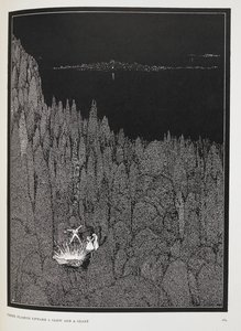 There Flashed Upward a Glow and Glare (Illustration for 