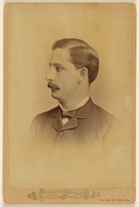 Unidentified Man with Moustache, in Profile by Harry F. Maneeley