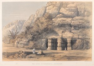 The Caves of Elephanta, Exterior by Harry Francis Darell