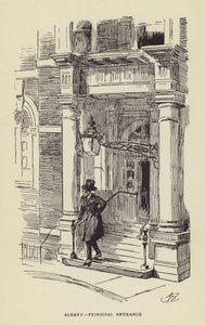 Albany, principal entrance by Harry Furniss