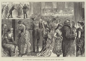 Art in the City, Conversazione at the Mansion House by Harry Furniss