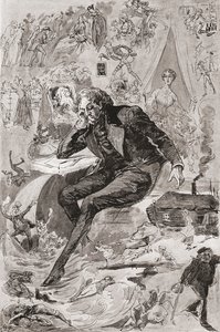 David Copperfield (Illustration for the Charles Dickens novel David Copperfield) by Harry Furniss