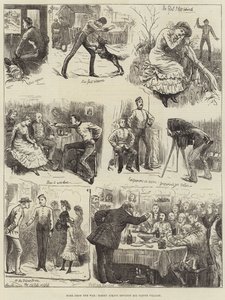Home from the War, Tommy Atkins Revisits His Native Village by Harry Furniss