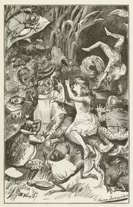 Illustration for Sylvie and Bruno by Lewis Carroll by Harry Furniss