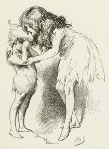 Illustration for Sylvie and Bruno by Harry Furniss
